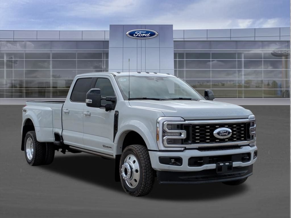 2026 Ford F-450SD Platinum White at Wharton Ford