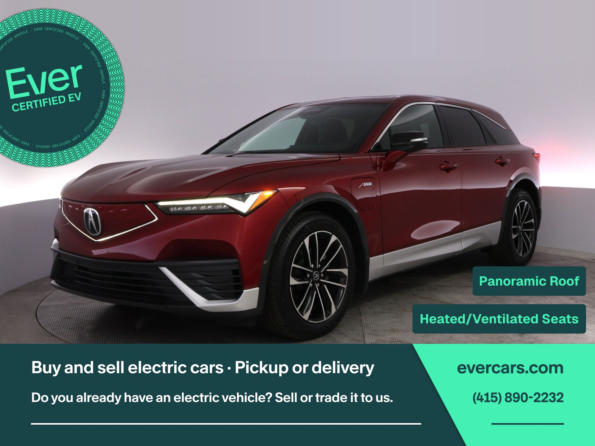 Red 2024 Acura ZDX SUV / Crossover Rear-Wheel Drive Automatic