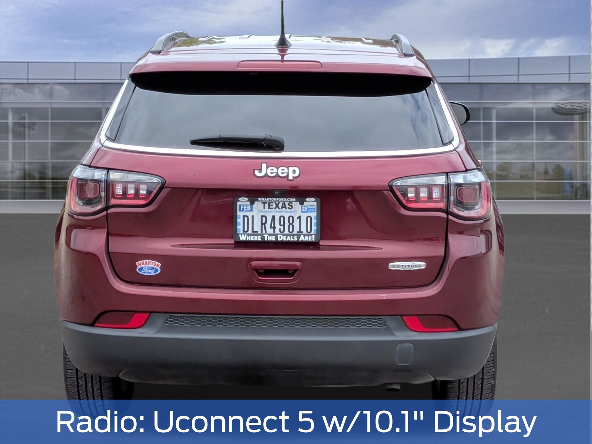 2022 Jeep Compass Latitude Red at AutoSavvy Houston Northwest