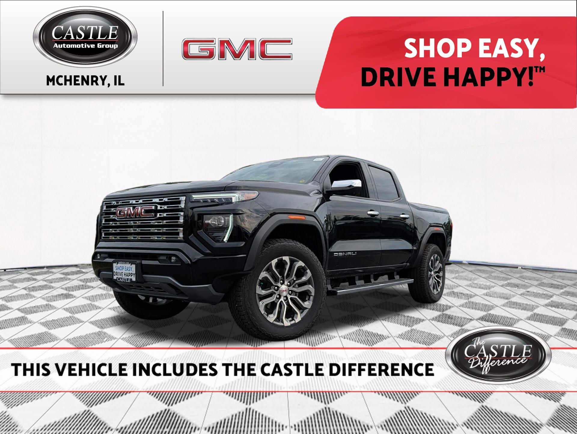 Onyx Black 2026 GMC Canyon Pickup Truck Four-Wheel Drive 8-Speed Automatic