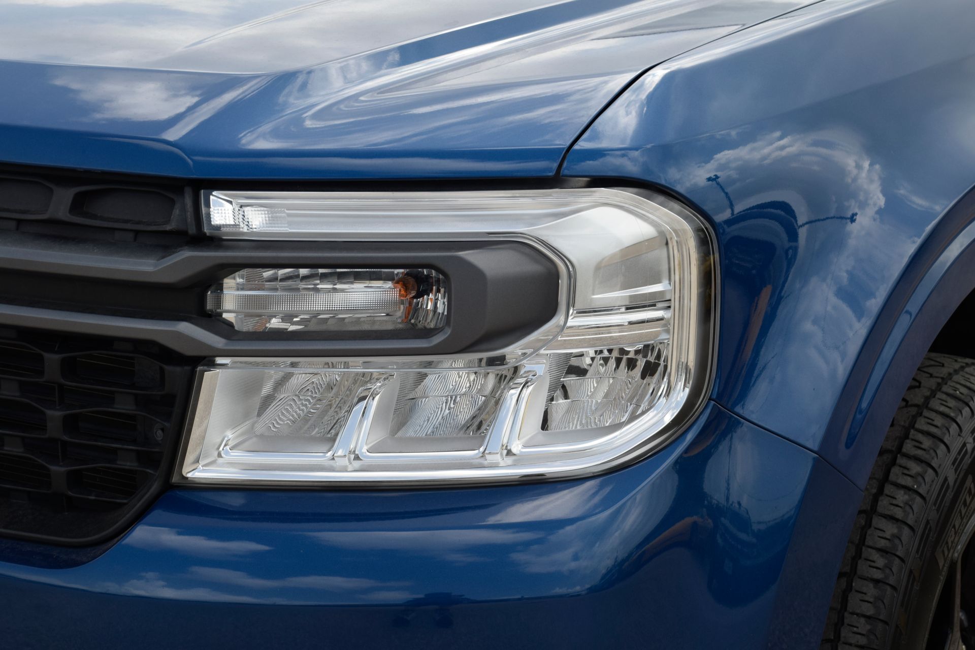 2024 Ford Maverick XLT Blue at DeMontrond Mazda