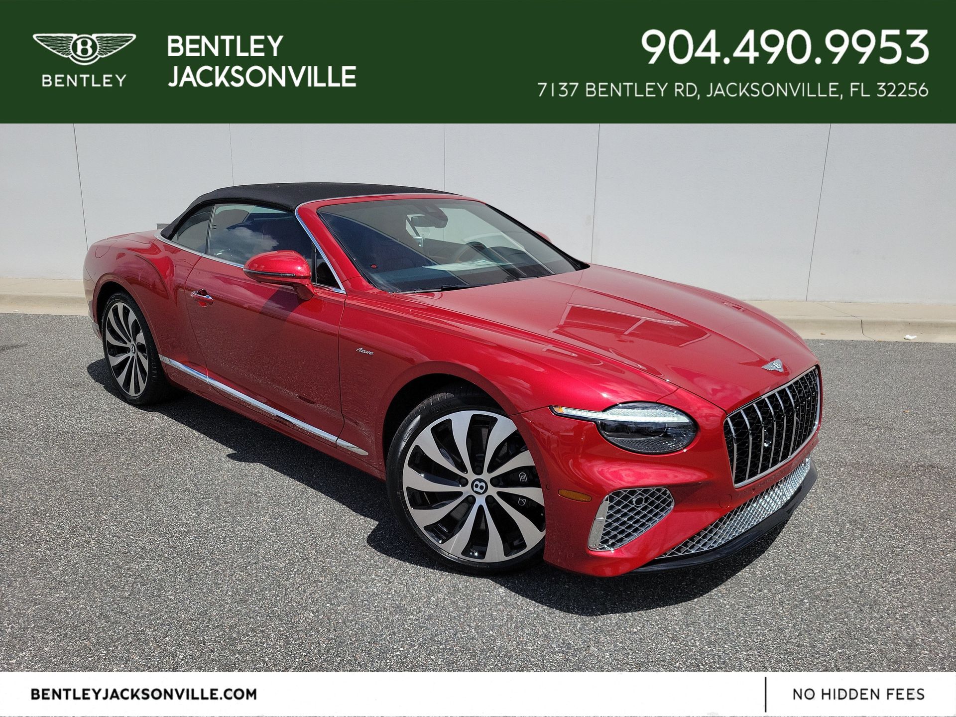 Dragon Red 2026 Bentley Continental GTC Convertible All-Wheel Drive 