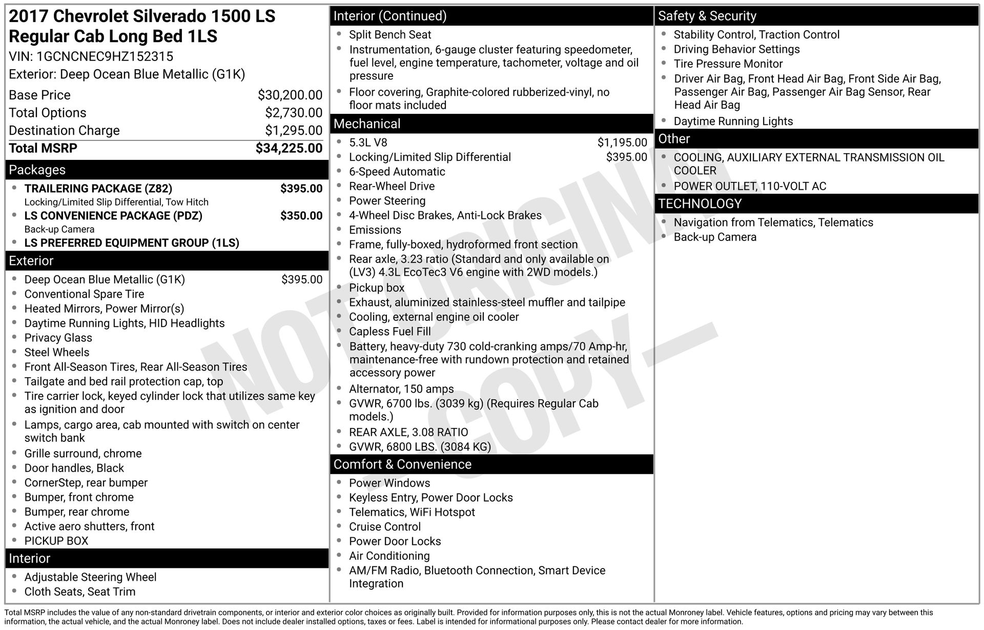 2017 CHEVROLET SILVERADO - Image 3