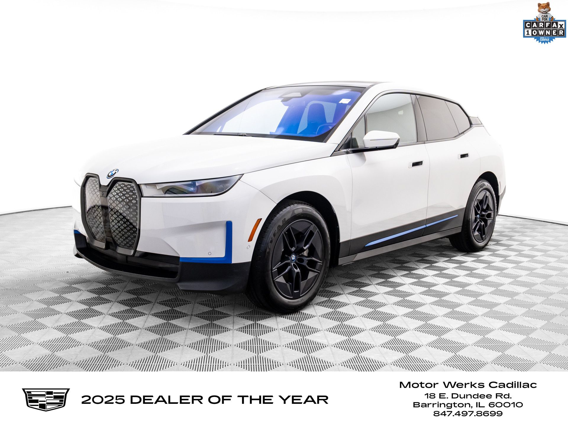 Alpine White 2024 BMW iX xDrive50 AWD SUV / Crossover All-Wheel Drive Automatic