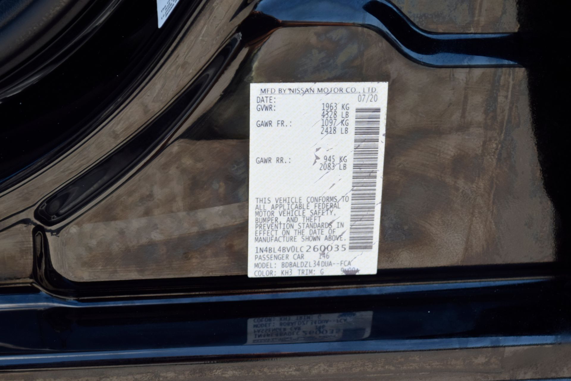 2020 Nissan Altima 2.5 S Black at DeMontrond Mazda