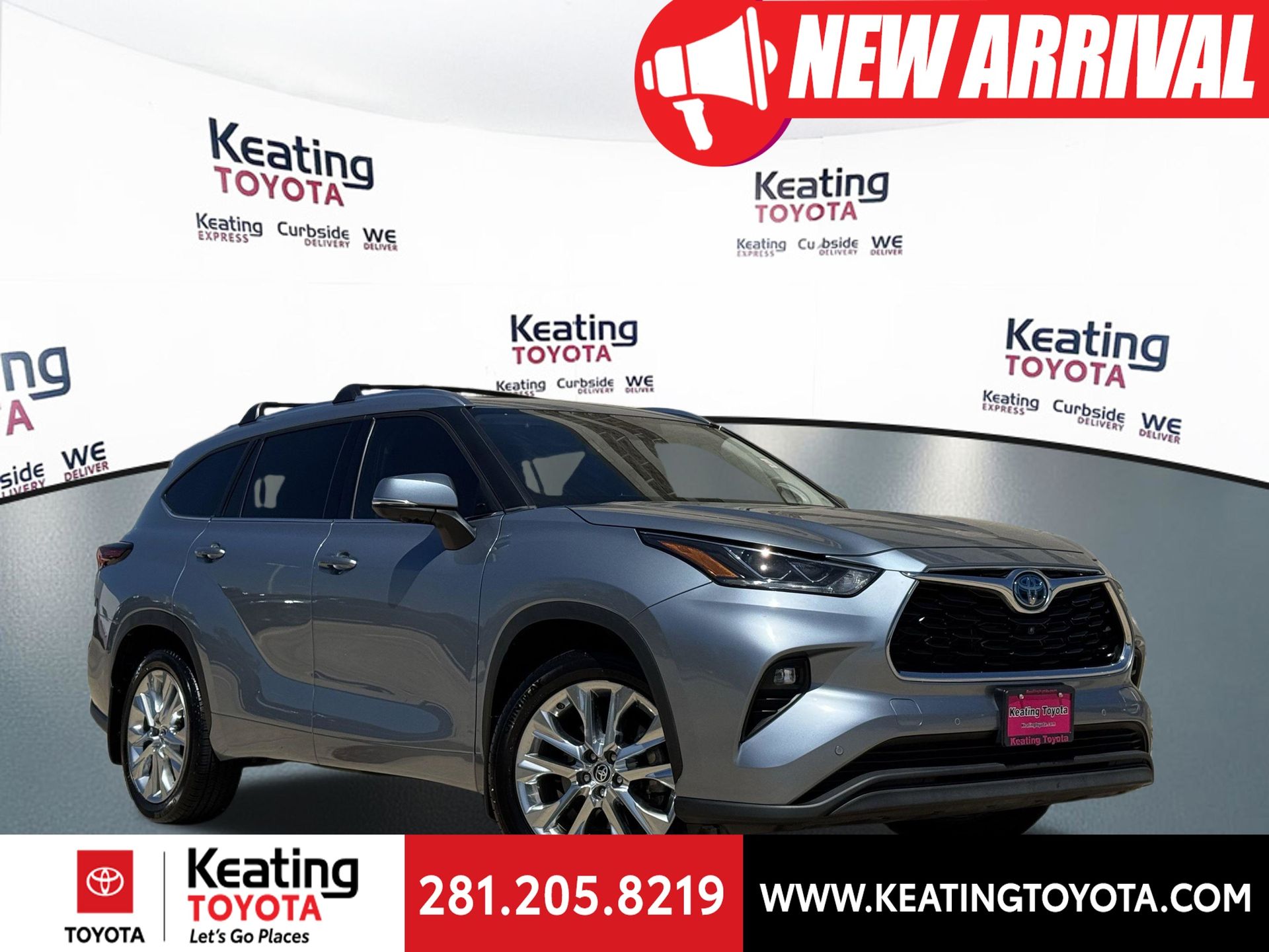 Moon Dust 2024 Toyota Highlander Hybrid Limited FWD SUV / Crossover Front-Wheel Drive Continuously Variable Transmission