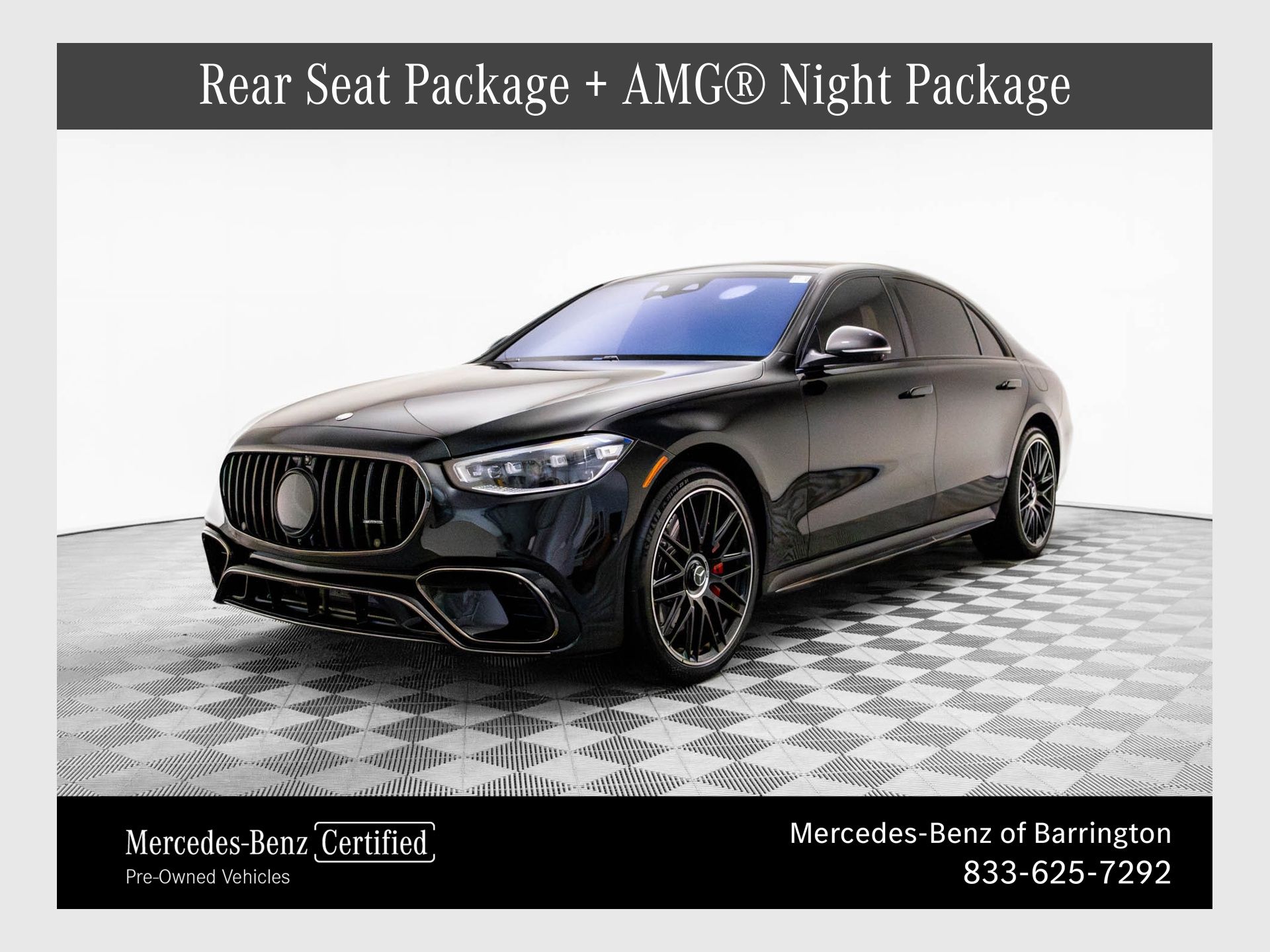Obsidian Black Metallic 2025 Mercedes-Benz S-Class Sedan All-Wheel Drive 9-Speed Automatic