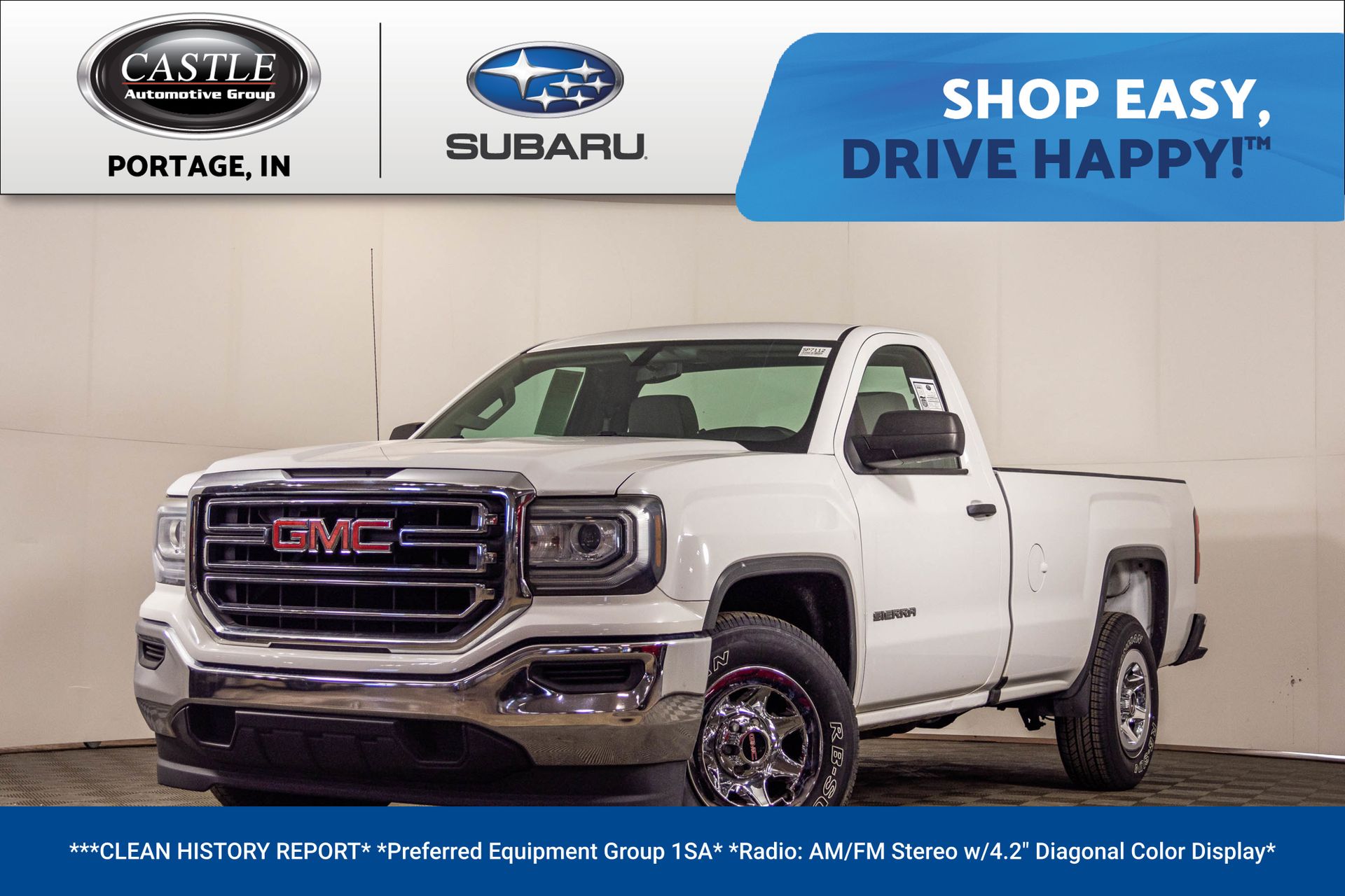 Summit White 2016 GMC Sierra 1500 Base Pickup Truck 4X2 6-Speed Automatic Overdrive