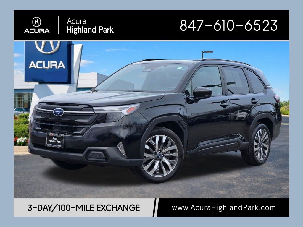 Crystal Black Silica 2025 Subaru Forester SUV / Crossover All-Wheel Drive Continuously Variable Transmission