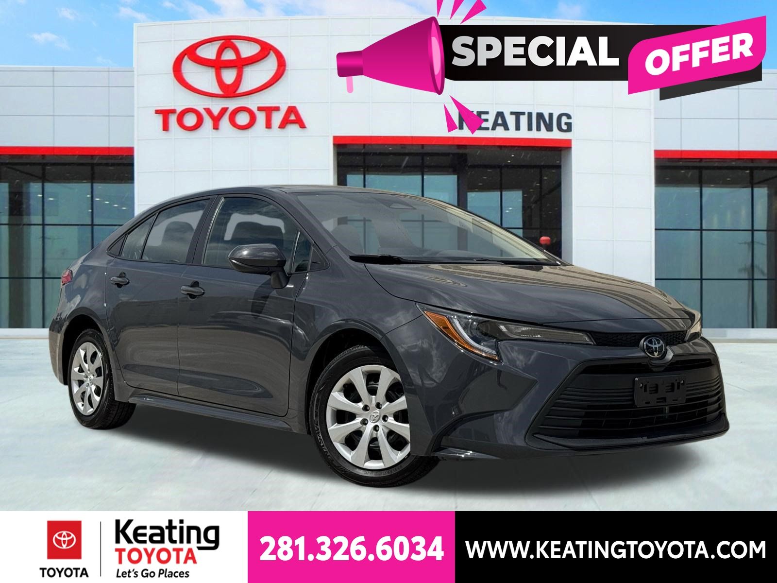 Underground 2025 Toyota Corolla Sedan Front-Wheel Drive Continuously Variable Transmission