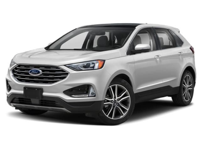 2020 Ford Edge Titanium White at Durrett Motor Company