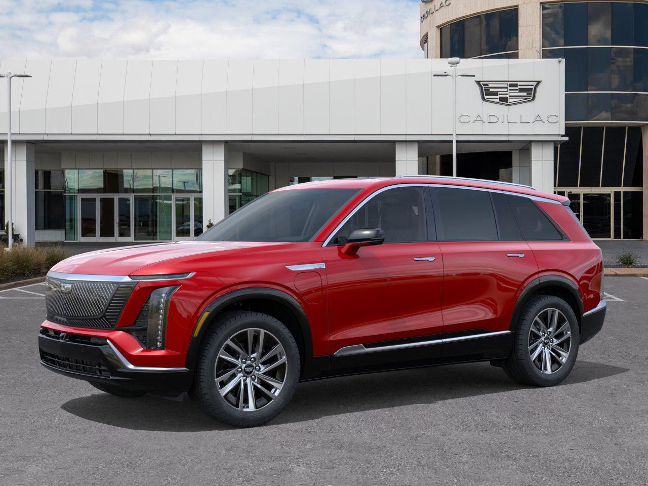 2027 Cadillac VISTIQ Luxury Red at Bayway Cadillac of The Woodlands