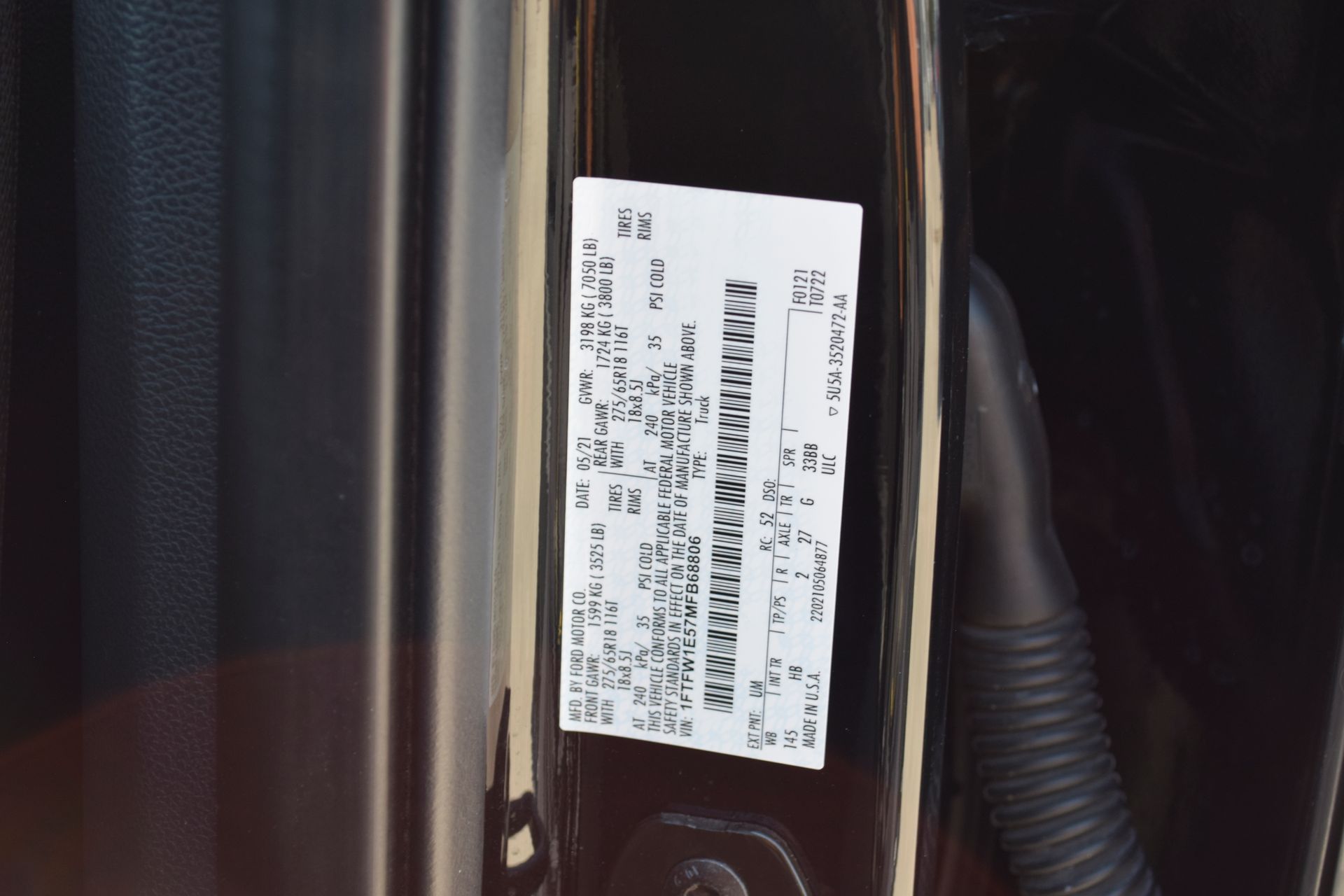 2021 Ford F-150 Lariat Black at Big Star Chrysler Jeep Dodge Ram 