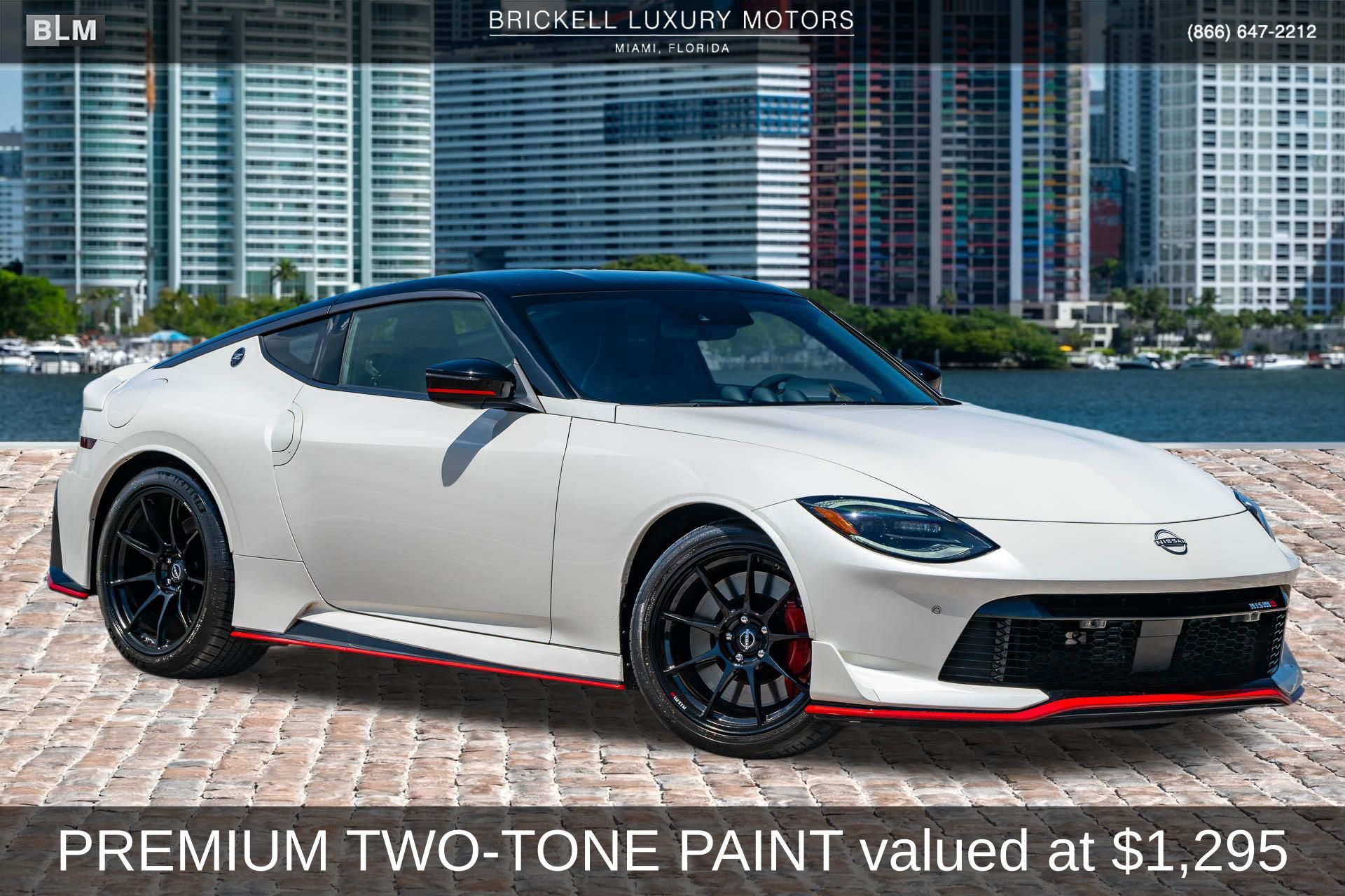 Pearl White/Super Black 2025 Nissan Z Coupe Rear-Wheel Drive 9-Speed Automatic
