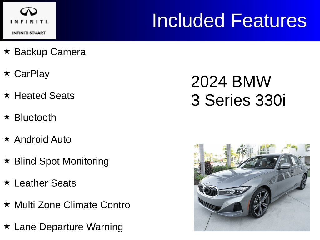 used 2024 BMW 3-Series car, priced at $38,576