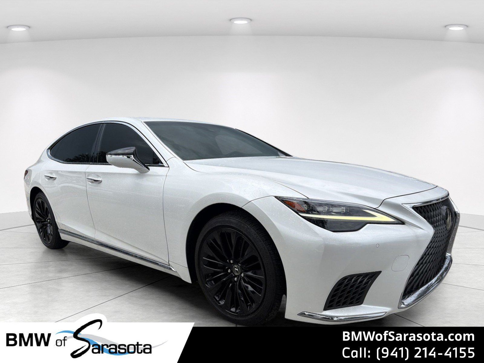 Eminent White Pearl 2023 Lexus LS Sedan Rear-Wheel Drive Automatic