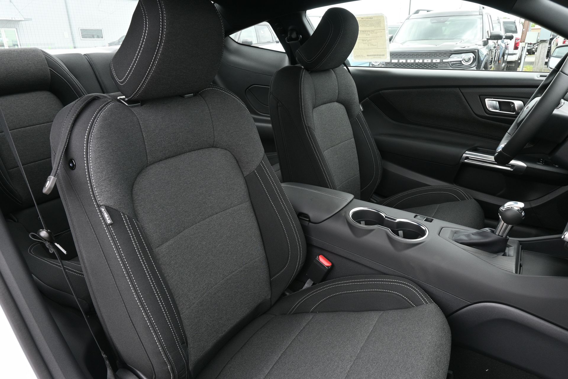 2026 Ford Mustang EcoBoost White at Wharton Ford