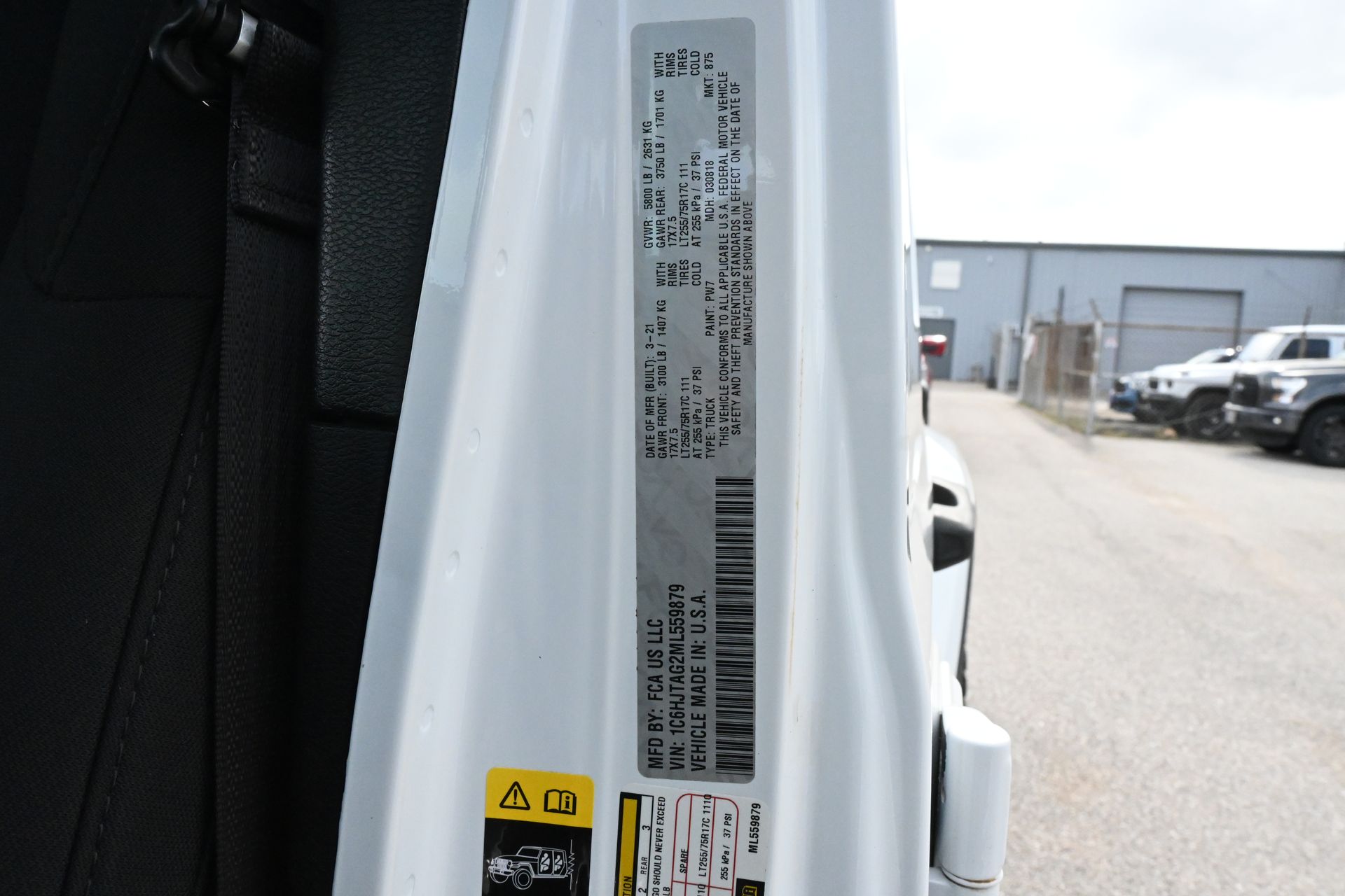 2021 Jeep Gladiator Willys White at Shottenkirk Kia Fort Bend