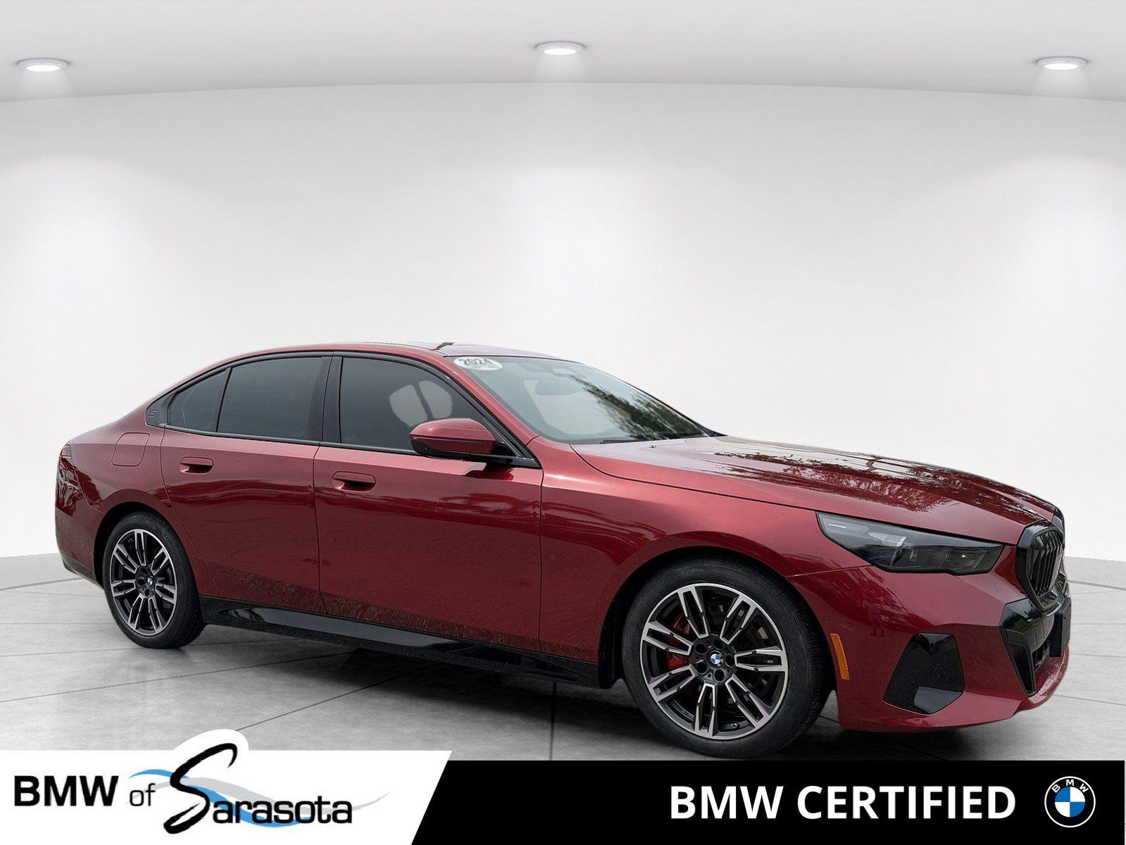Red Metallic 2024 BMW 5 Series 540i xDrive AWD Sedan All-Wheel Drive 8-Speed Automatic