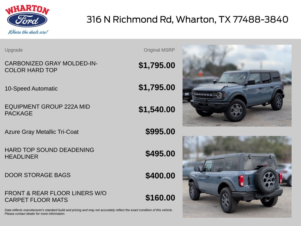 2025 Ford Bronco Big Bend - 1