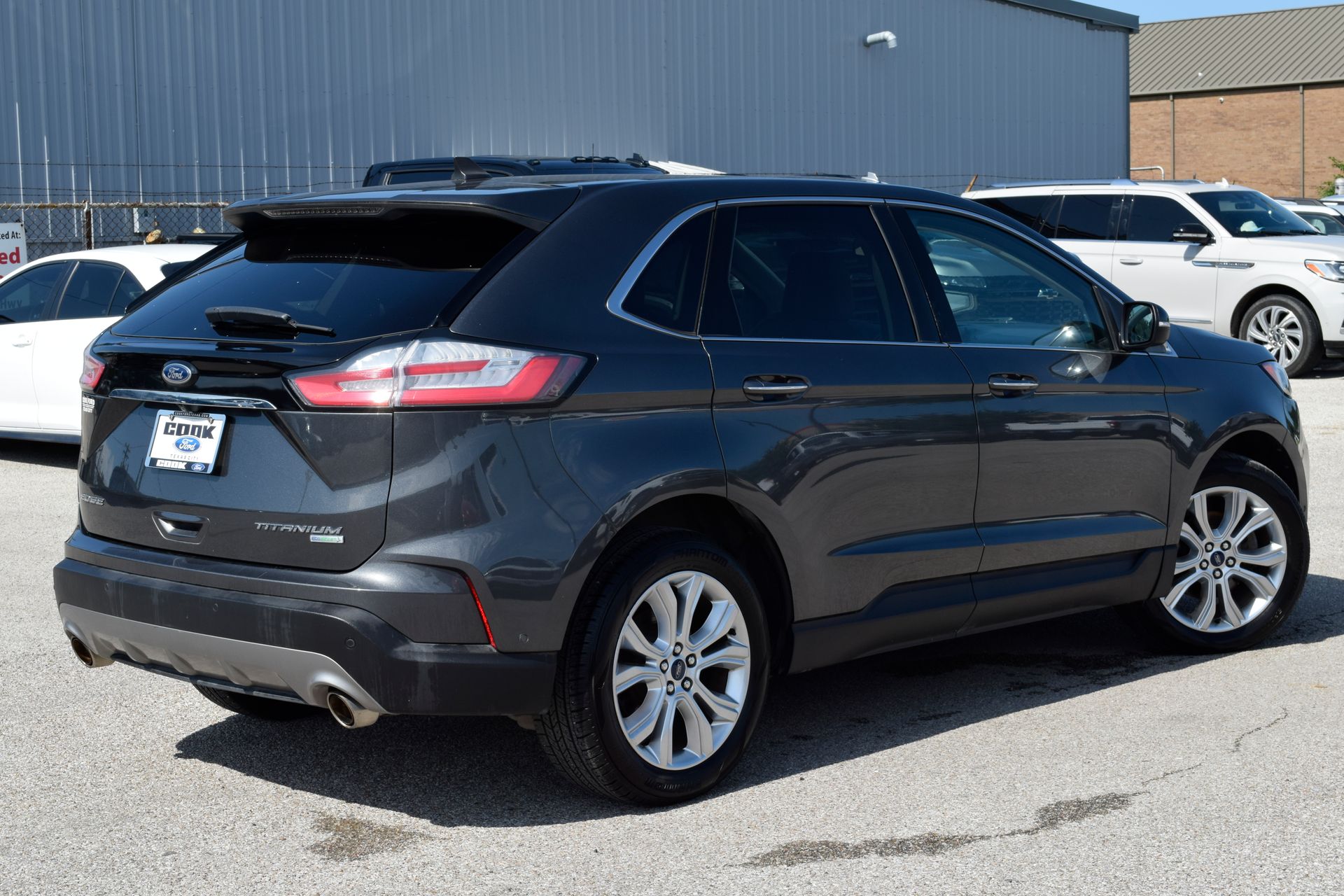 2020 Ford Edge Titanium Gray at DeMontrond Mazda