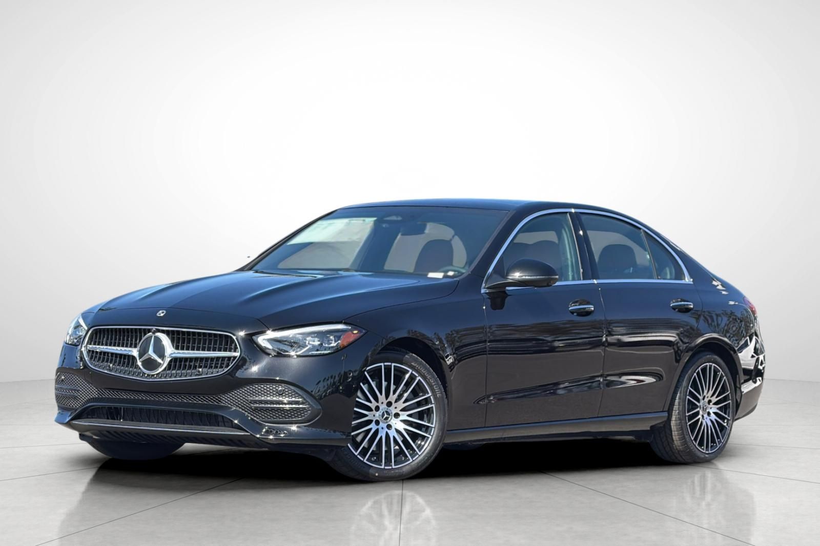 Obsidian Black Metallic 2026 Mercedes-Benz C-Class Sedan Rear-Wheel Drive 9-Speed Automatic