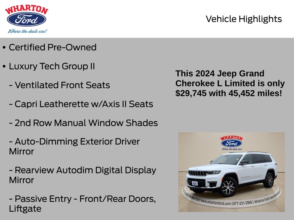 2024 Jeep Grand Cherokee L Limited - 4