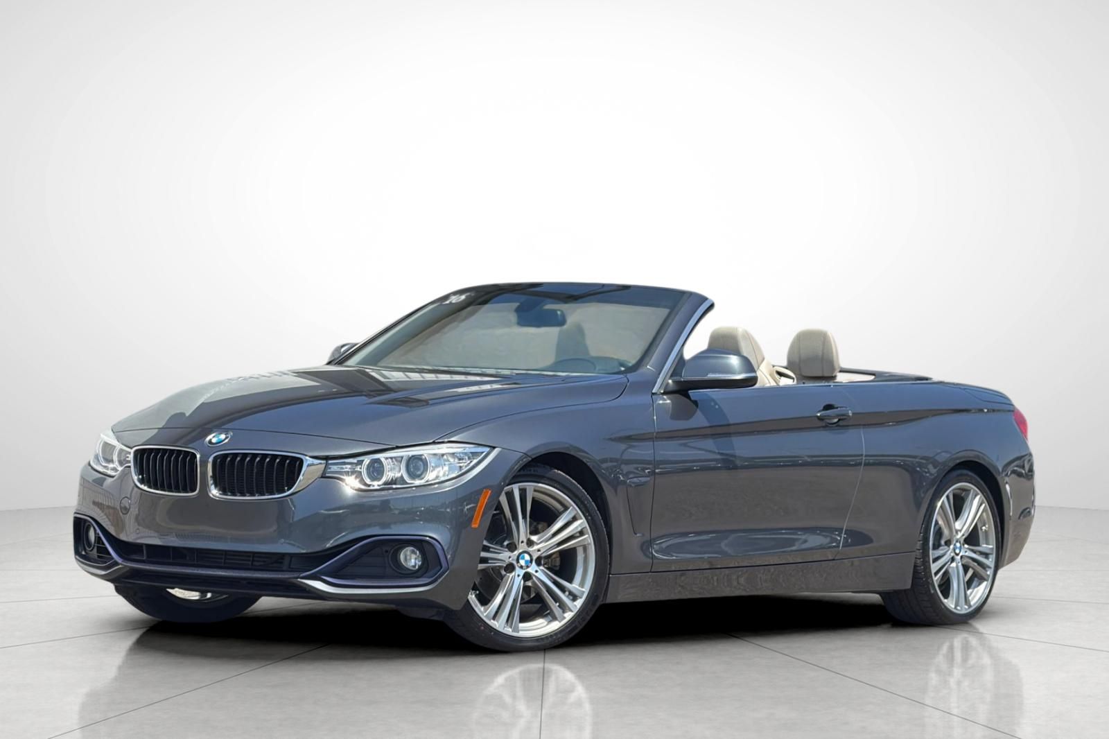 Mineral Gray Metallic 2016 BMW 4 Series Convertible Rear-Wheel Drive 8-Speed Automatic