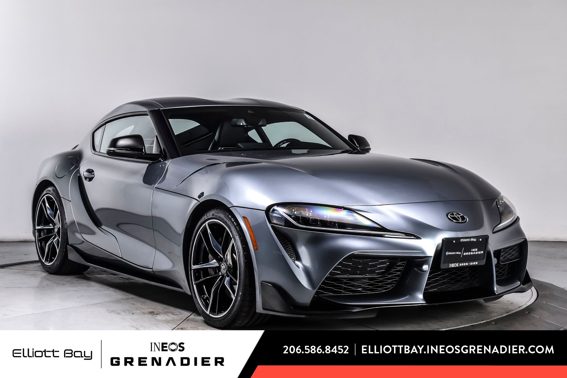 Turbulence Gray 2021 Toyota Supra 3.0 RWD Coupe Rear-Wheel Drive 8-Speed Automatic