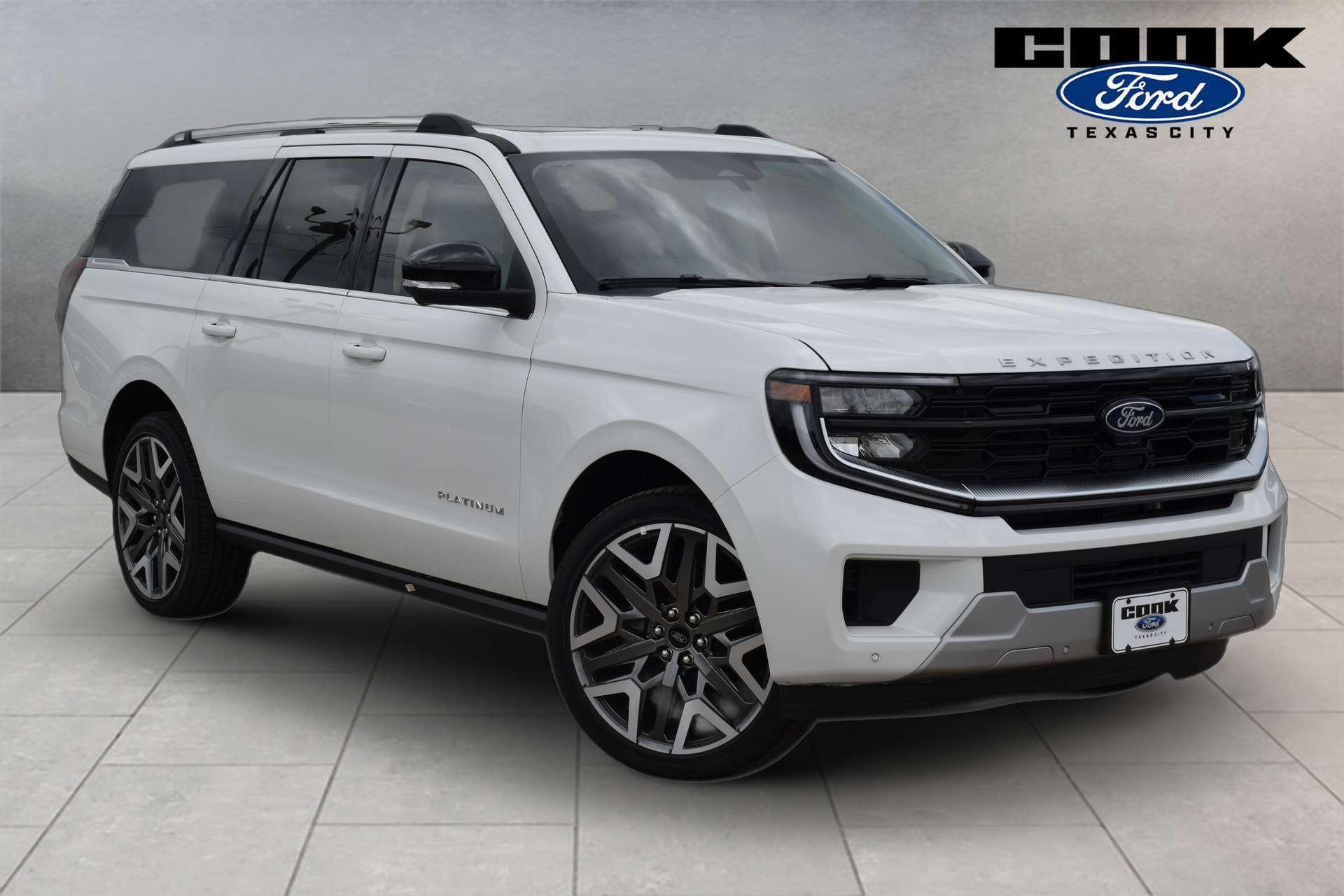 2026 Ford Expedition Max Platinum White at Wharton Ford