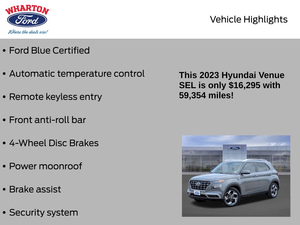 2023 Hyundai Venue SEL Gray at Big Star Buick GMC