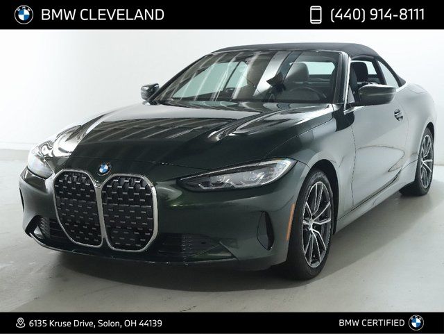 San Remo Green Metallic 2023 BMW 4 Series 430i Convertible xDrive Convertible All-Wheel Drive 8-Speed Automatic