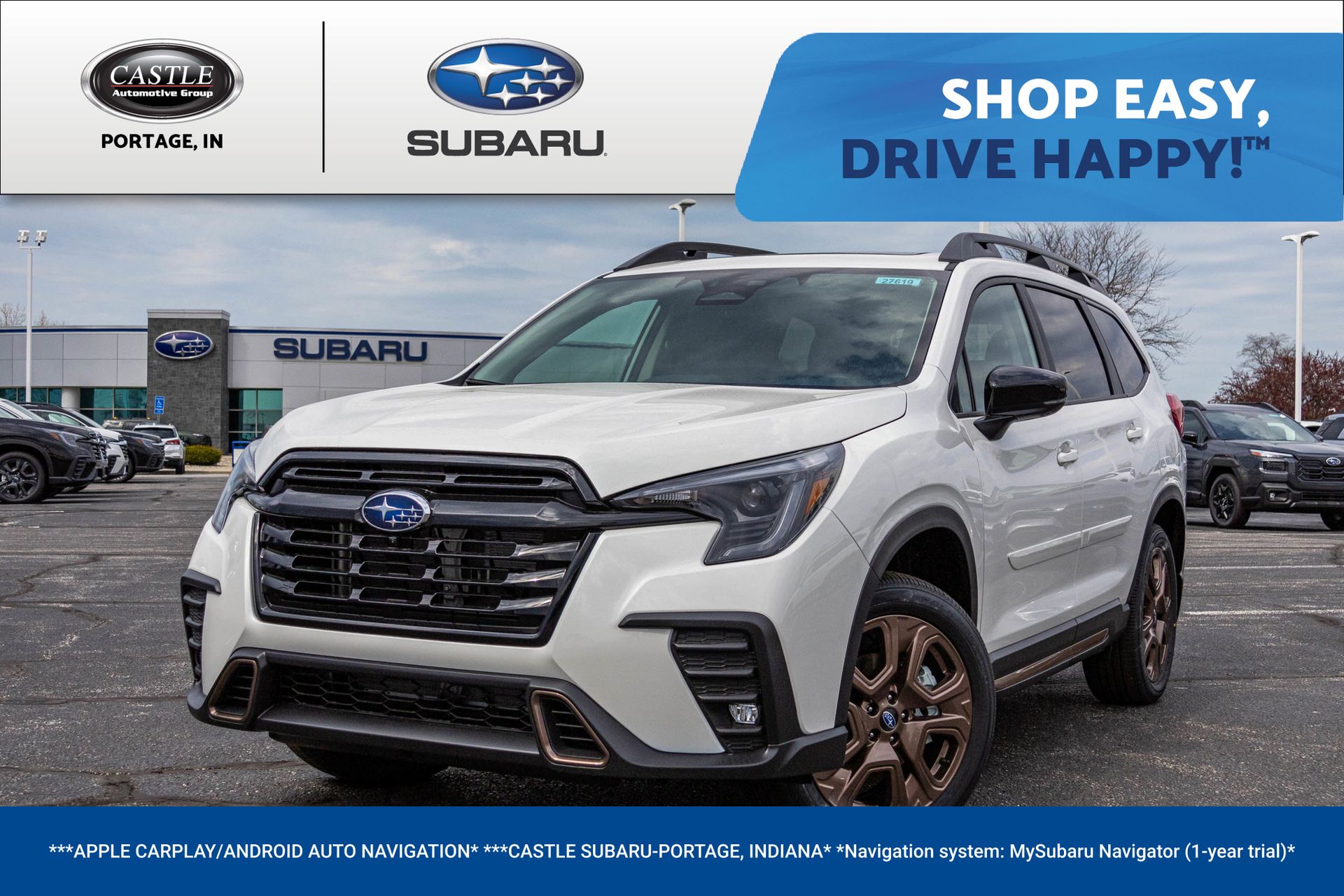 Crystal White Pearl 2026 Subaru Ascent SUV / Crossover All-Wheel Drive Continuously Variable Transmission