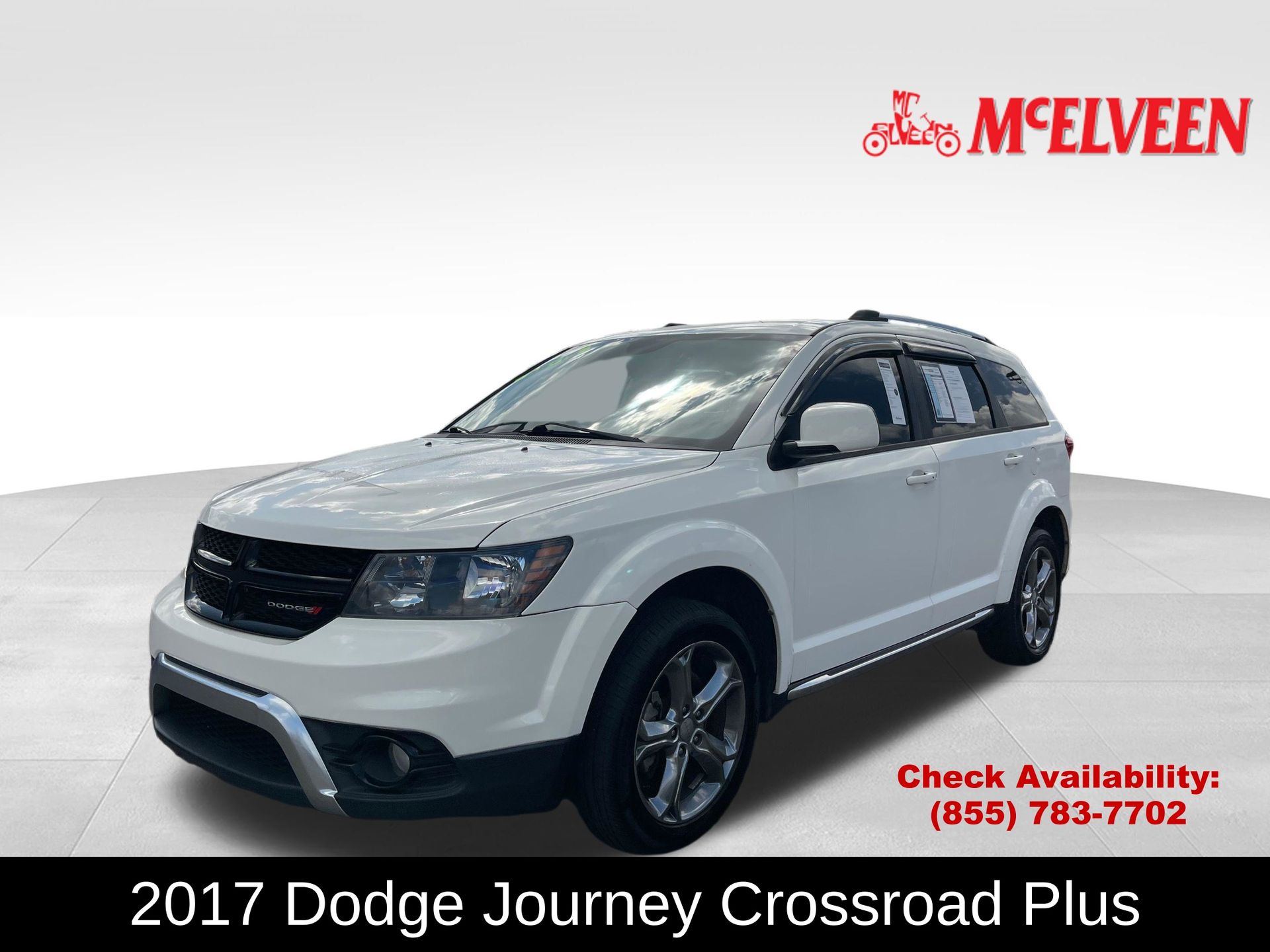 Vice White 2017 Dodge Journey Crossroad FWD SUV / Crossover Front-Wheel Drive 4-Speed Automatic