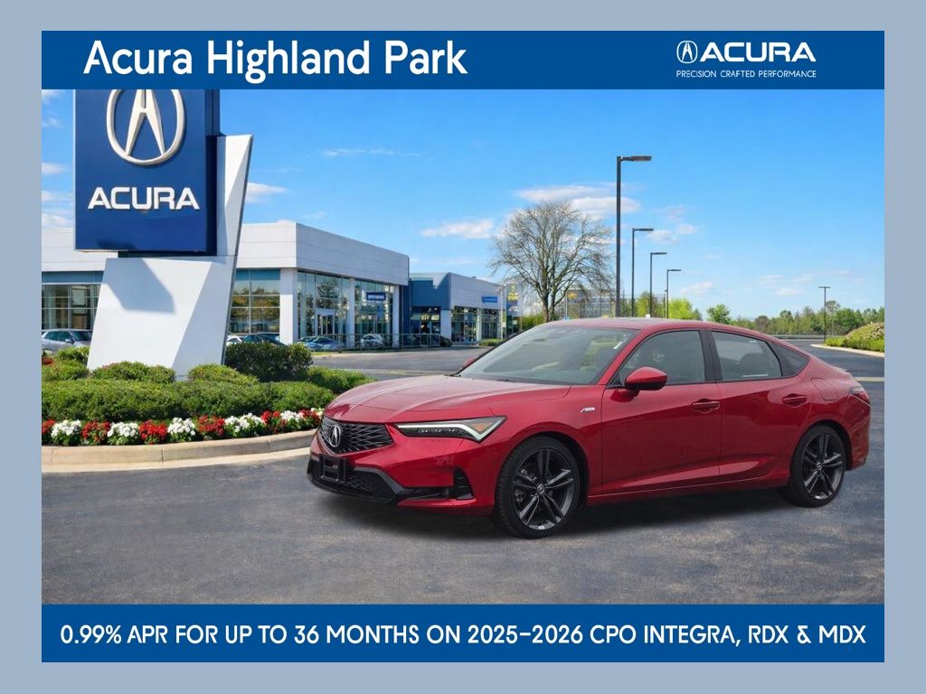 Performance Red Pearl 2025 Acura Integra FWD with A-SPEC Package Sedan Front-Wheel Drive Continuously Variable Transmission