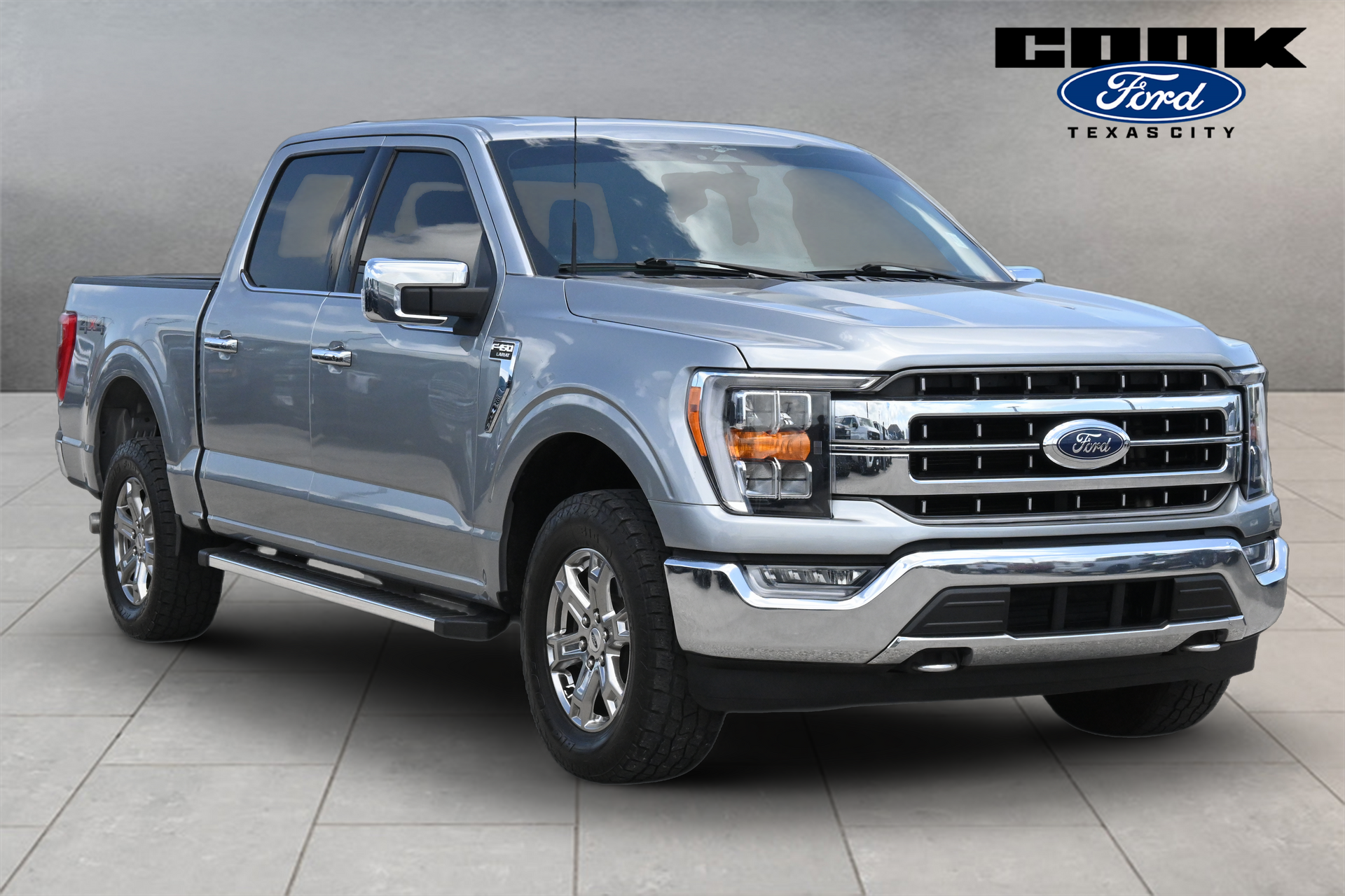 2023 Ford F-150 Lariat Silver at Joe Myers Mazda Kia