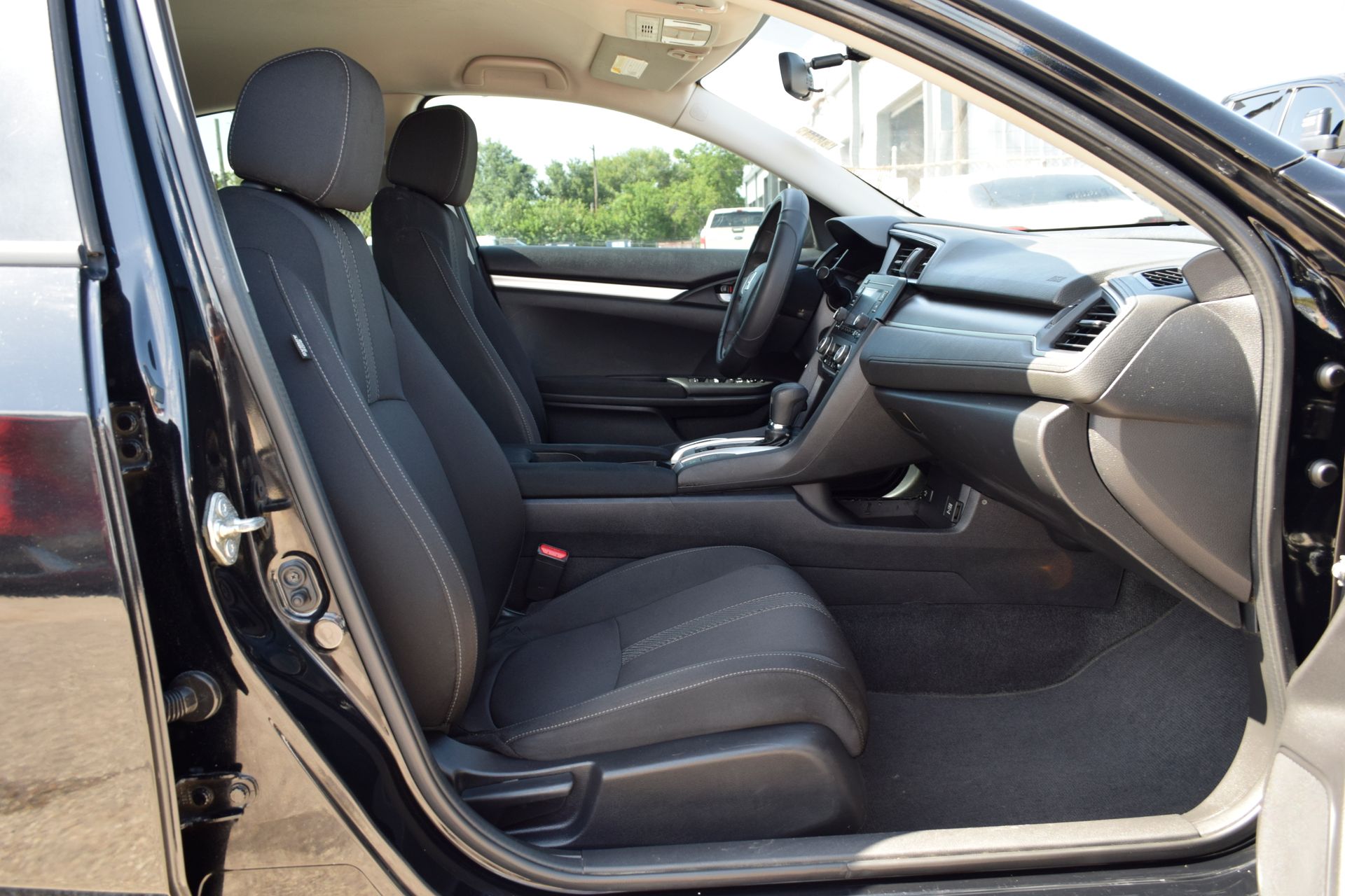 2017 Honda Civic LX Black at Joe Myers Mazda Kia