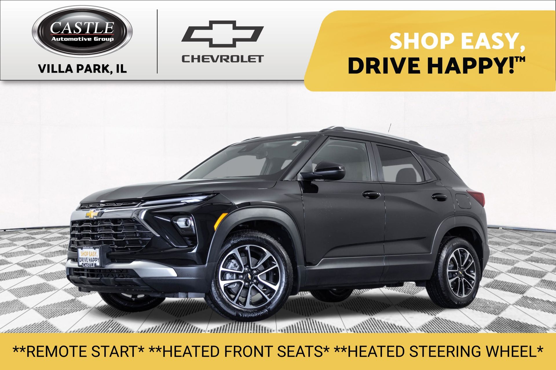 Mosaic Black Metallic 2026 Chevrolet Trailblazer SUV / Crossover Front-Wheel Drive Continuously Variable Transmission