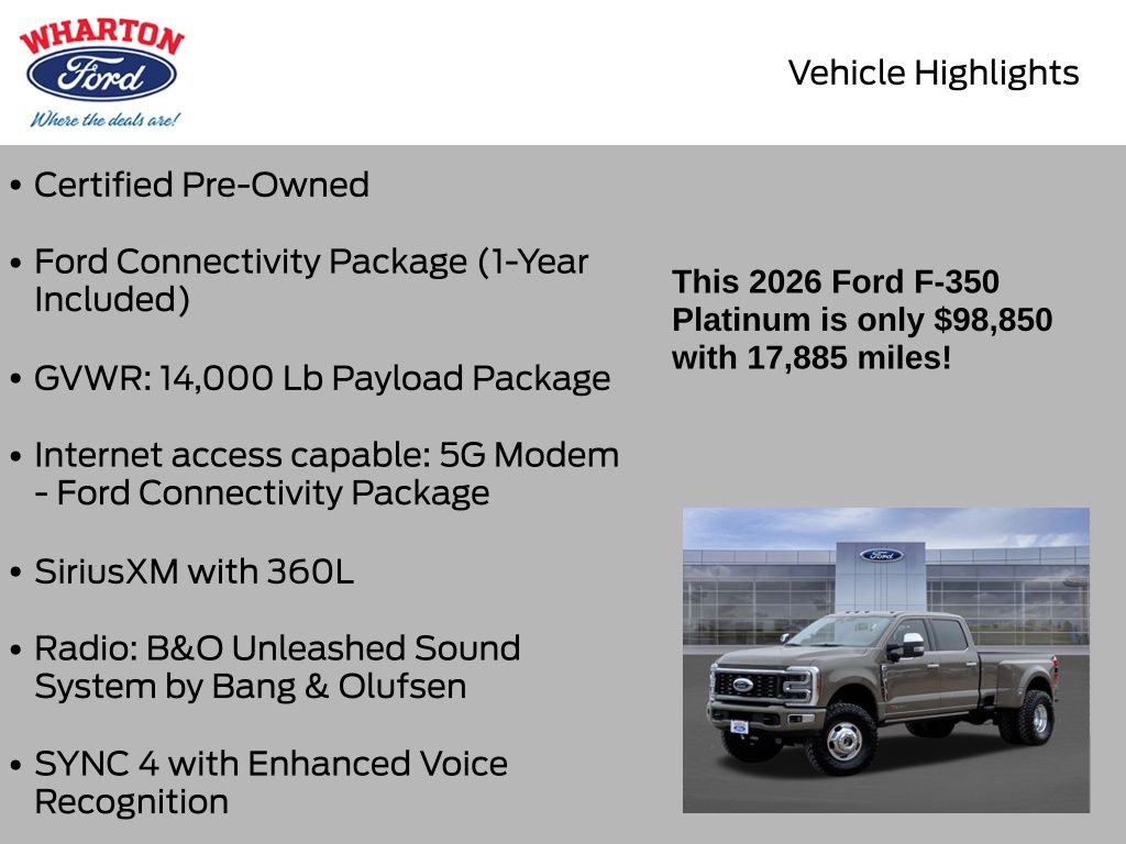2026 Ford F-350SD Platinum - 5