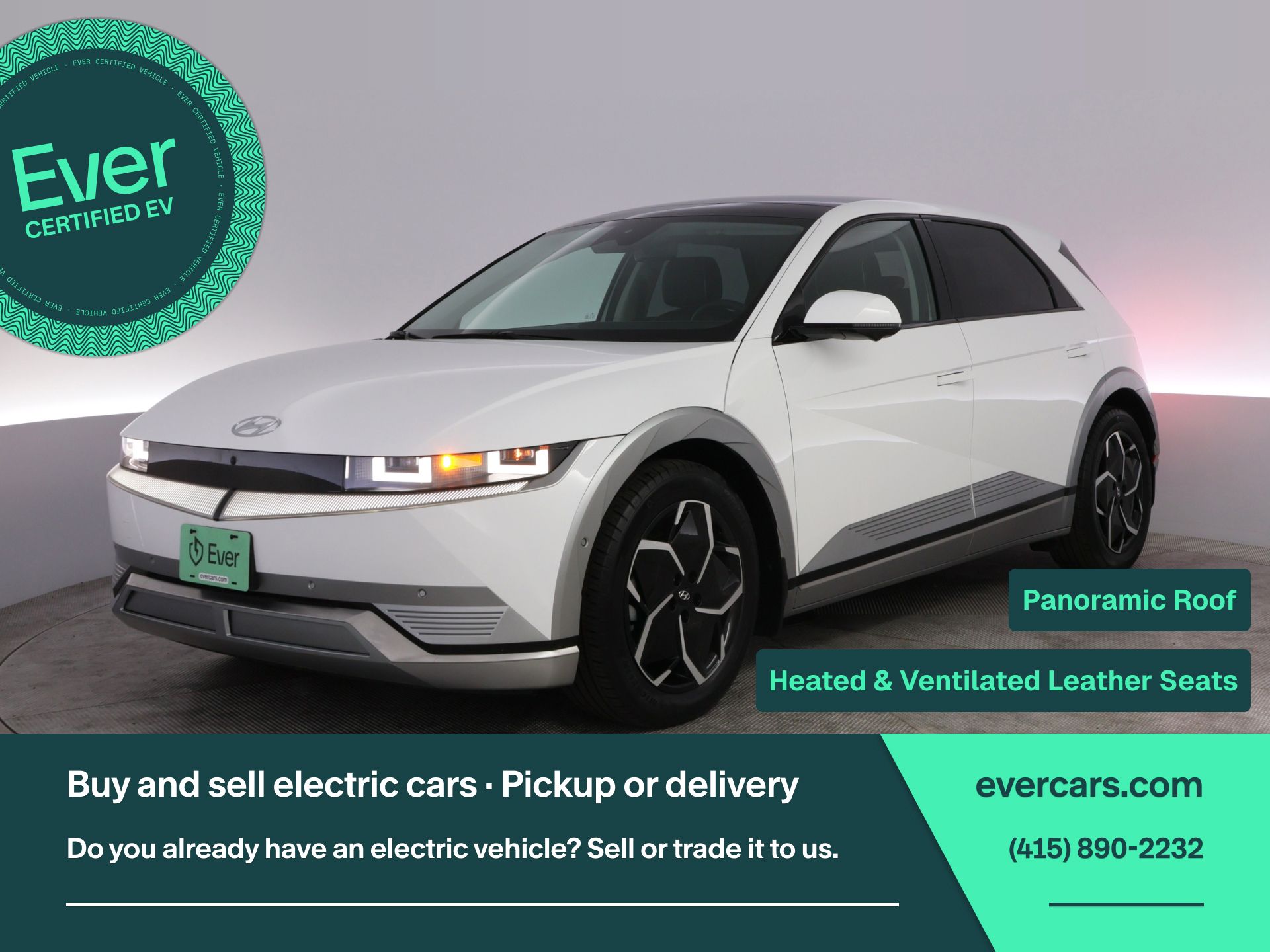 Atlas White 2024 Hyundai Ioniq 5 SUV / Crossover Rear-Wheel Drive 1-Speed Automatic