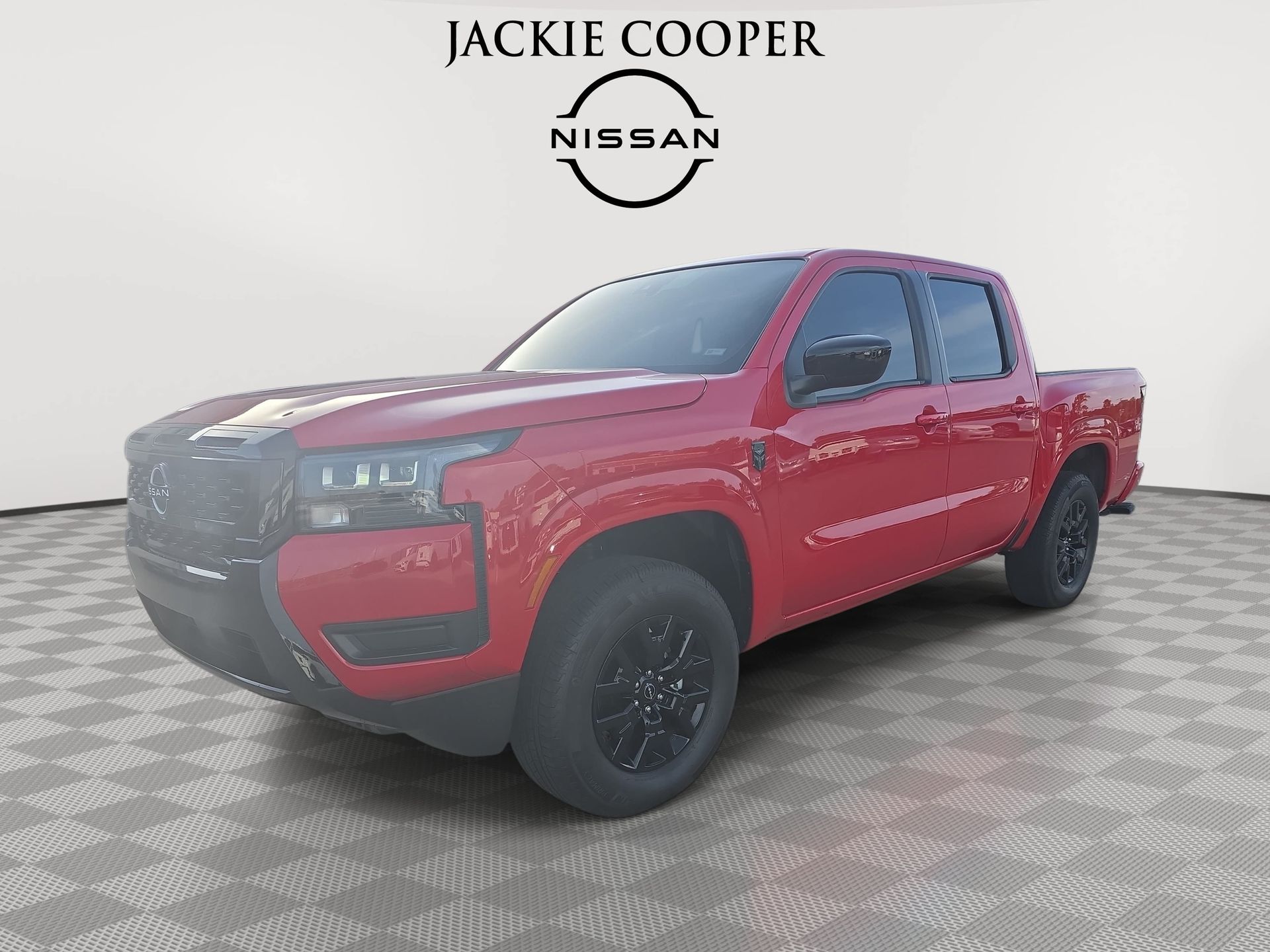 Red Alert 2026 Nissan Frontier Pickup Truck Four-Wheel Drive 9-Speed Automatic Overdrive