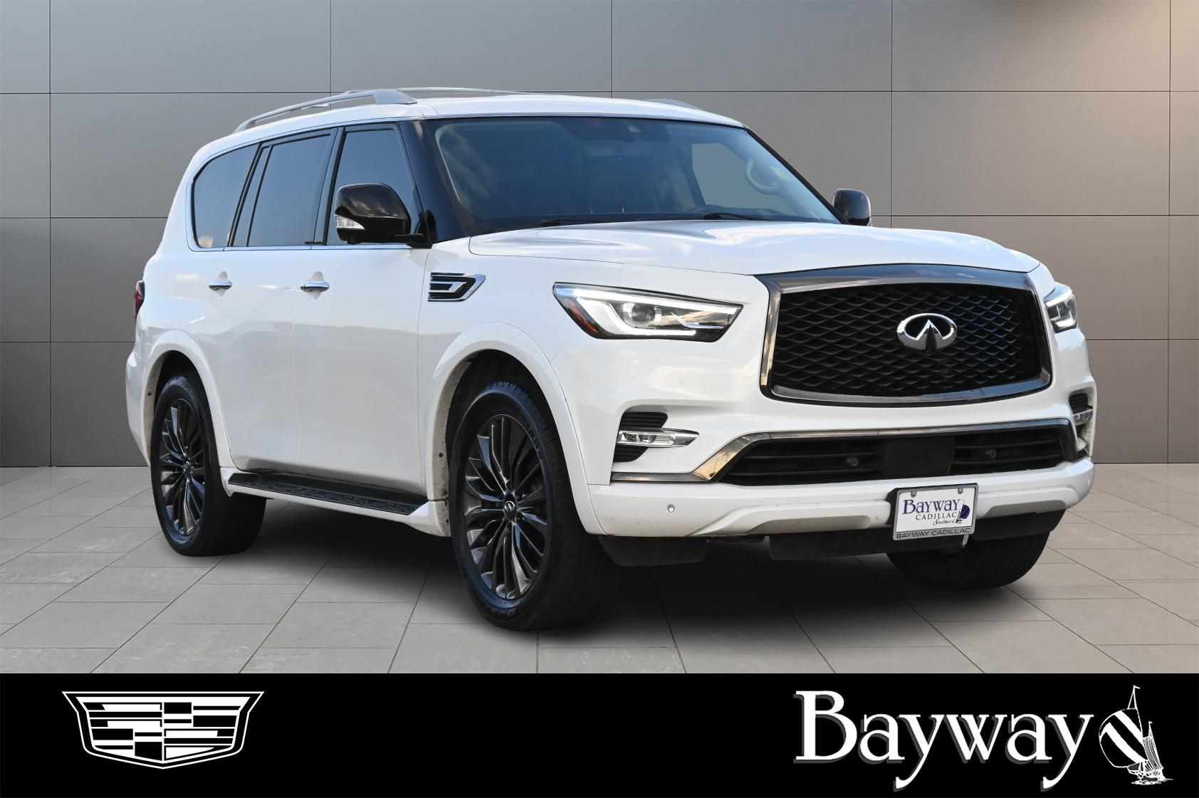 2021 INFINITI QX80 Premium Select White at Westside Lexus