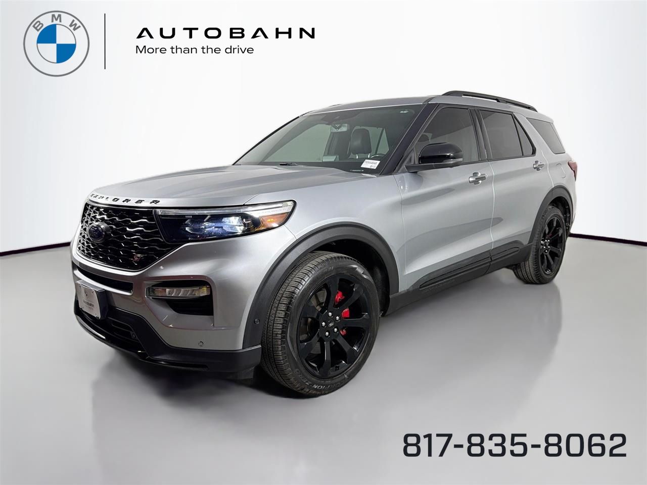 Iconic Silver Metallic 2020 Ford Explorer ST AWD SUV / Crossover All-Wheel Drive Automatic
