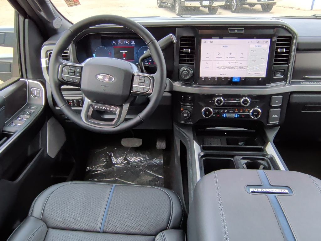 2026 Ford F-450SD Platinum White at Wharton Ford