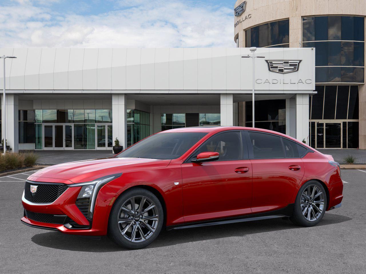 2025 Cadillac CT5 Sport Red at AutoSavvy Houston Northwest