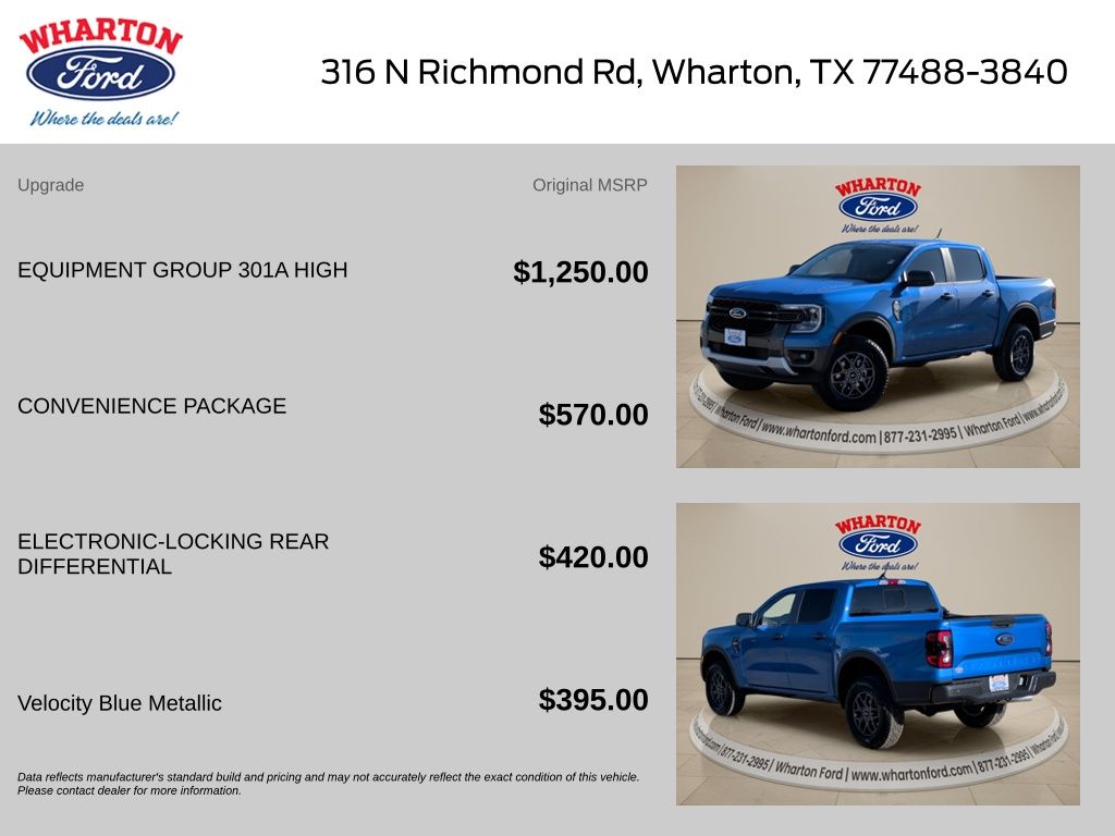 2026 Ford Ranger XLT - 1