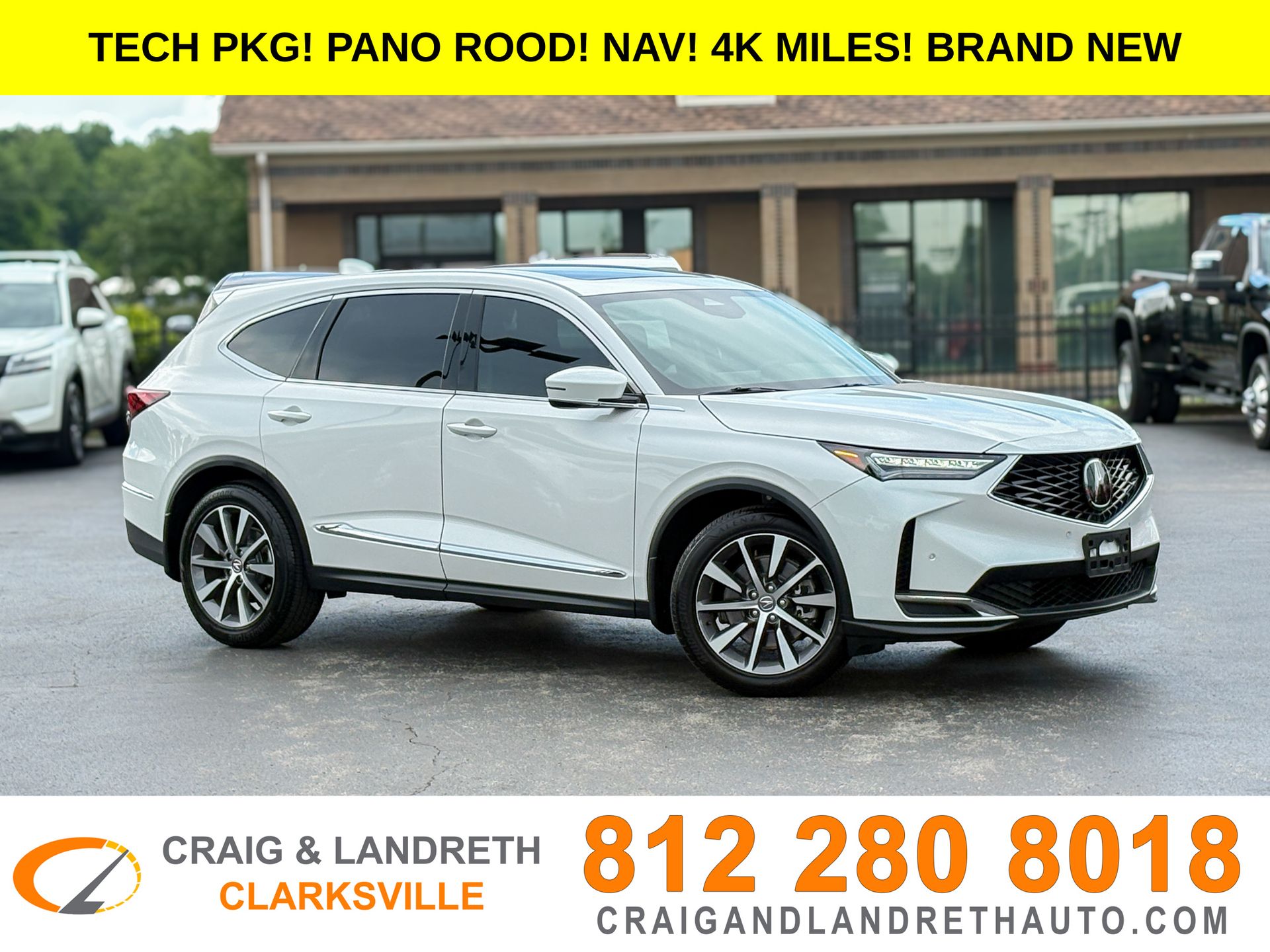 White 2026 Acura MDX SUV / Crossover Front-Wheel Drive Automatic