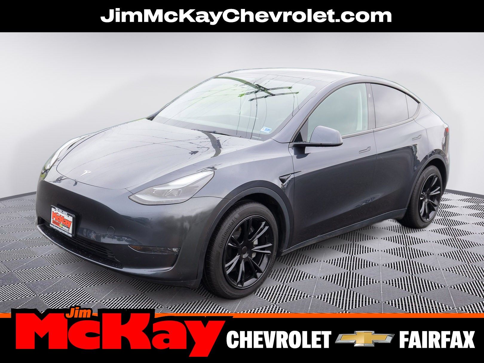 Stealth Gray 2024 Tesla Model Y Long Range AWD SUV / Crossover All-Wheel Drive 1-Speed Dual Clutch