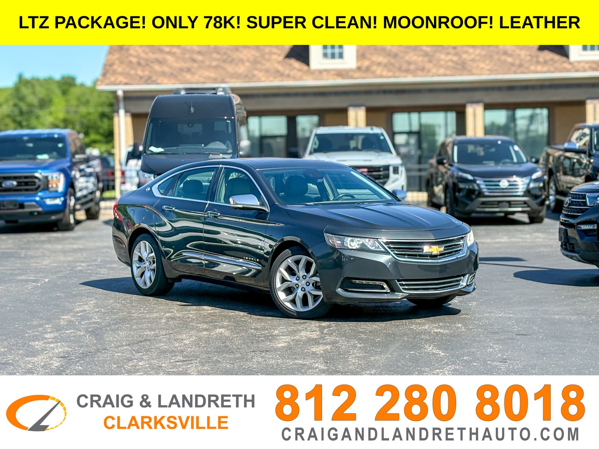 Ashen Gray Metallic 2014 Chevrolet Impala LTZ 2LZ FWD Sedan Front-Wheel Drive 6-Speed Automatic Overdrive