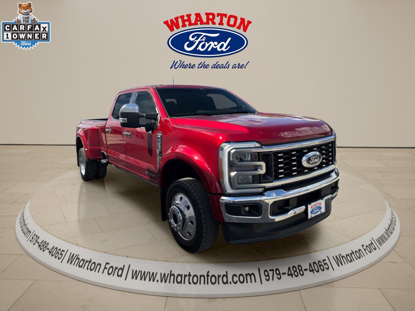 2026 Ford F-450SD King Ranch Red at EAG Ford Navasota